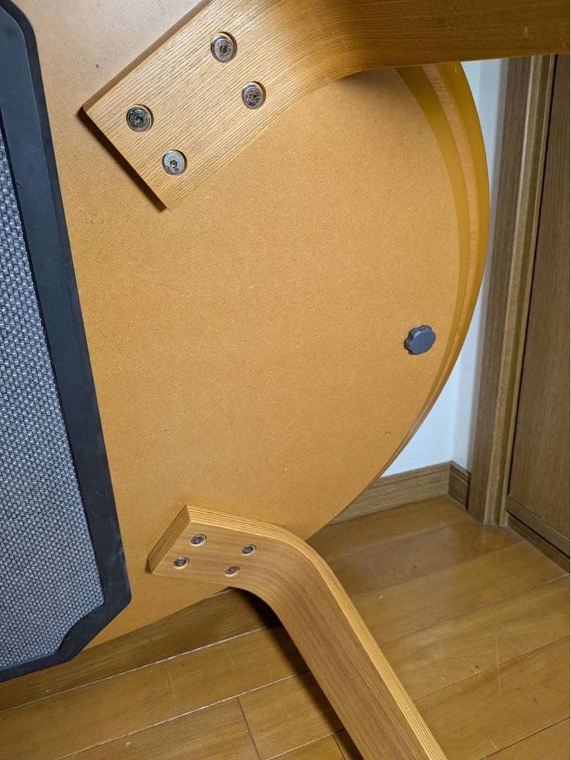 ■送料込■無印 木製楕円こたつ 曲木脚フラットヒーター タモ材 暖房器具MUJI