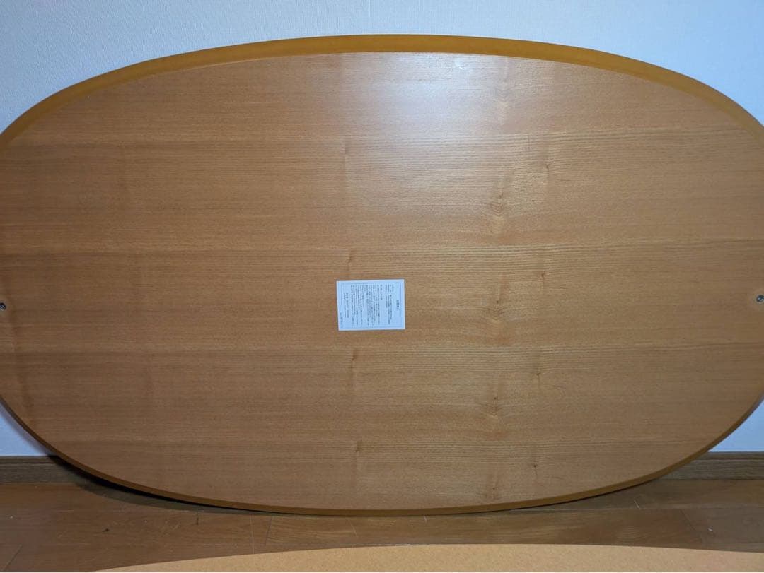 ■送料込■無印 木製楕円こたつ 曲木脚フラットヒーター タモ材 暖房器具MUJI