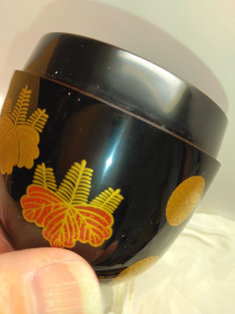 眞作 希少品◆川端近左 高台寺蒔絵 棗◆塗師 漆芸