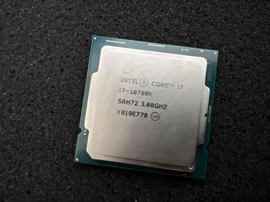 CPU Intel Core i7-10700K CPU 3.80GHz