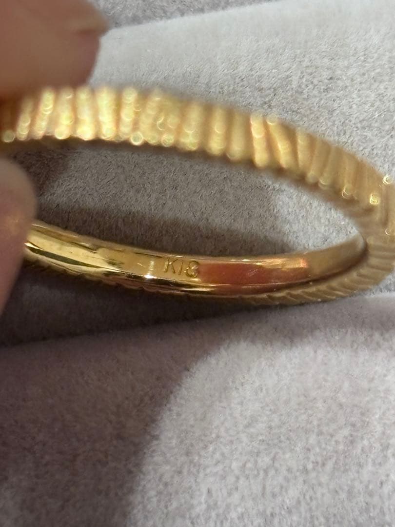 K18 リング　ノーブランド