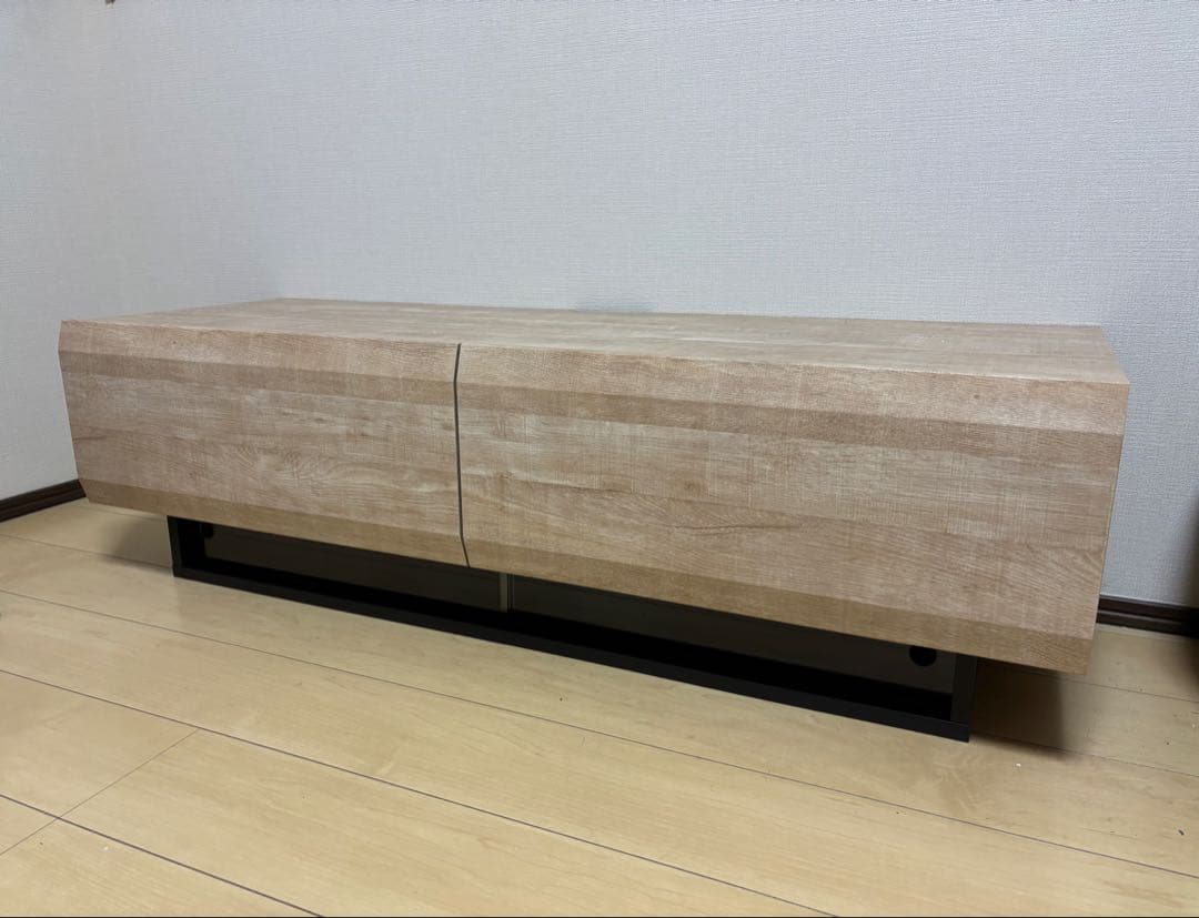 テレビ台 幅120cm 高さ36cm ナチュラルブラウン 50V型対応 組立済