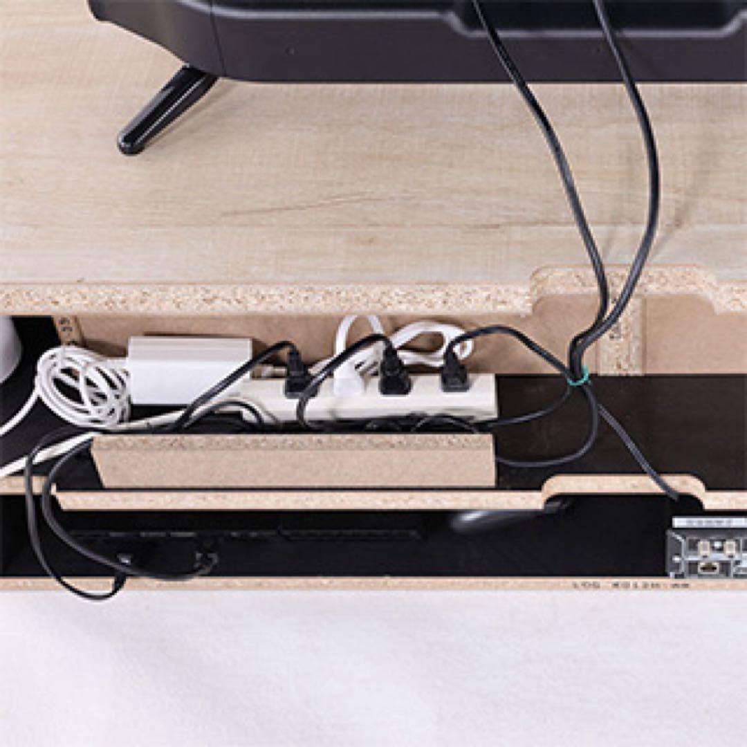 テレビ台 幅120cm 高さ36cm ナチュラルブラウン 50V型対応 組立済