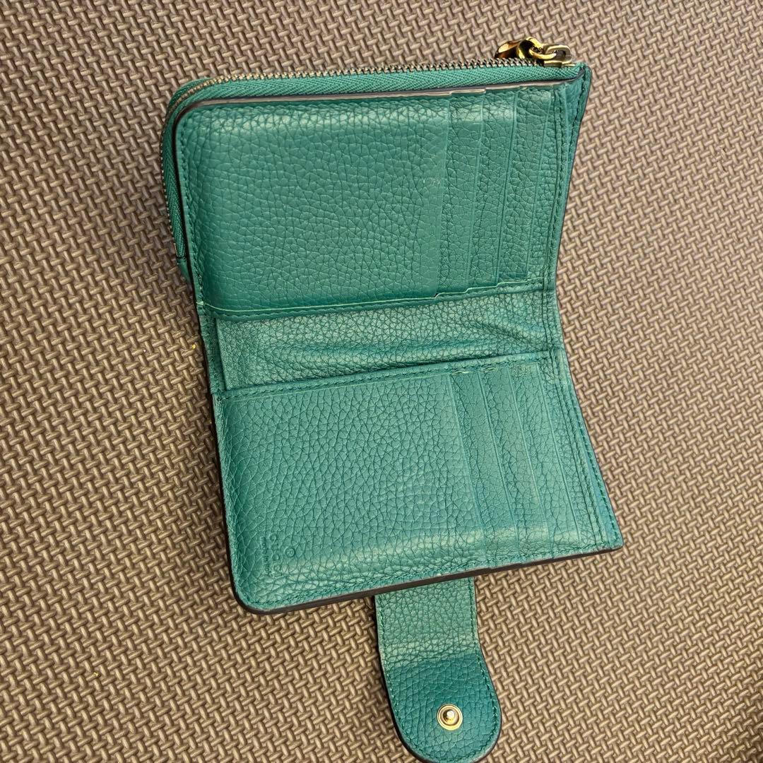 【美品】GUCCI 財布 GGマーモント ミディアムウォレット