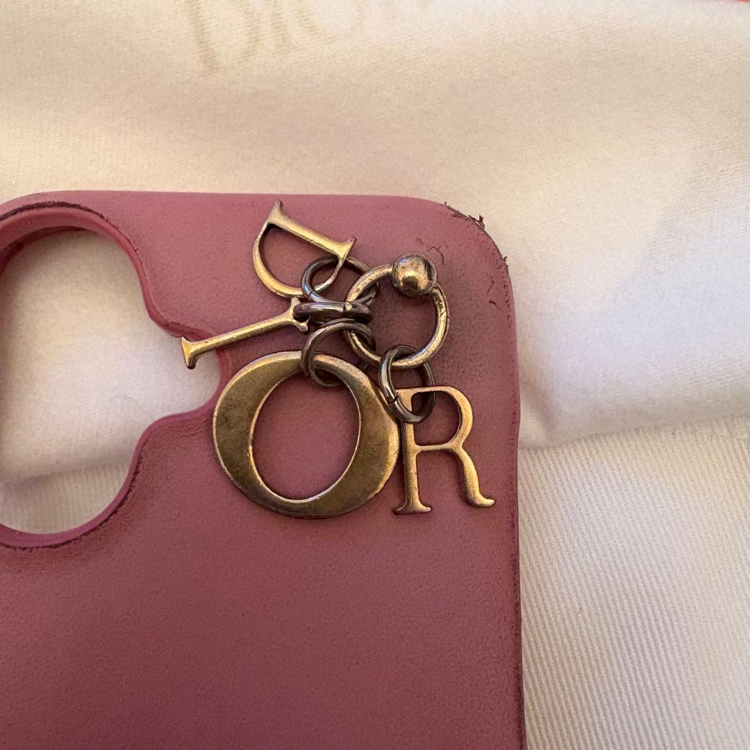 lady Dior iPhone16ケース　ディオール　ピンク　スマホケース