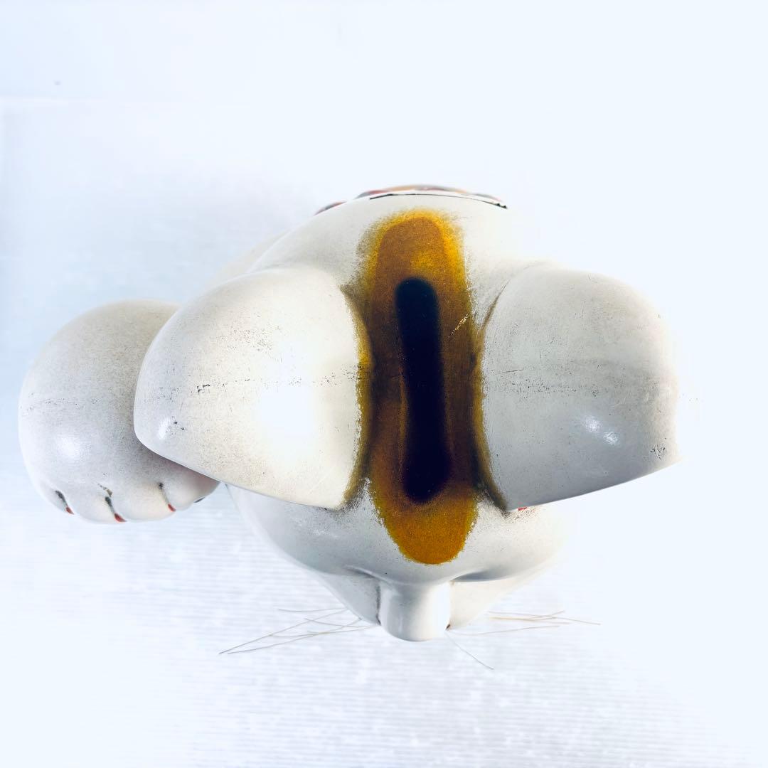 【レトロ】招き猫　置物　貯金箱　特大　アンティーク　縁起物　 開運　商売繁盛