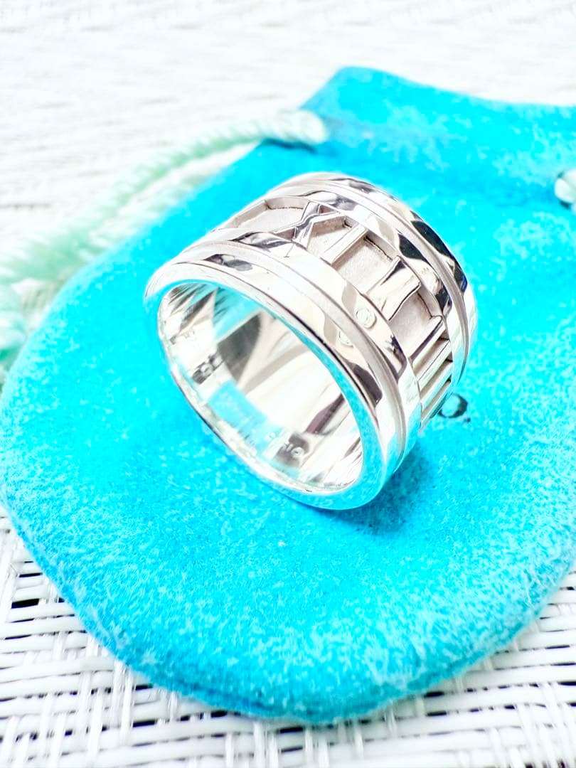 ティファニー　アトラス　ワイド　指輪　リング　10号　研磨仕上済美品 925