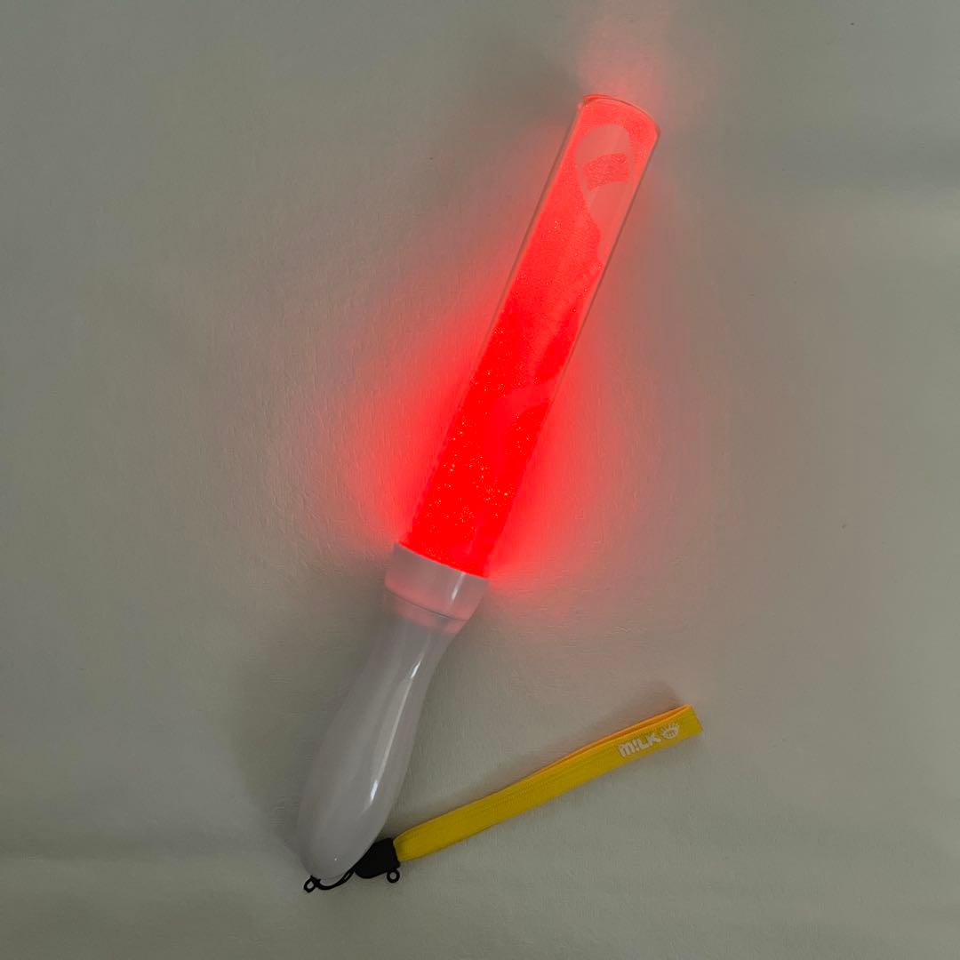 M!LK　ペンライト　白黒牛乳ワールド　牛丸学園ブルジョワ部　ストラップ付　匿名