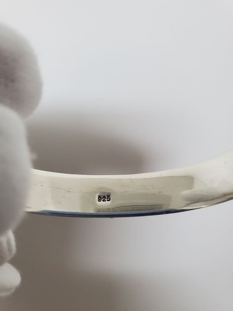 イーグルメタルバングル　平打ち　シルバー925　ネイティブアメリカン