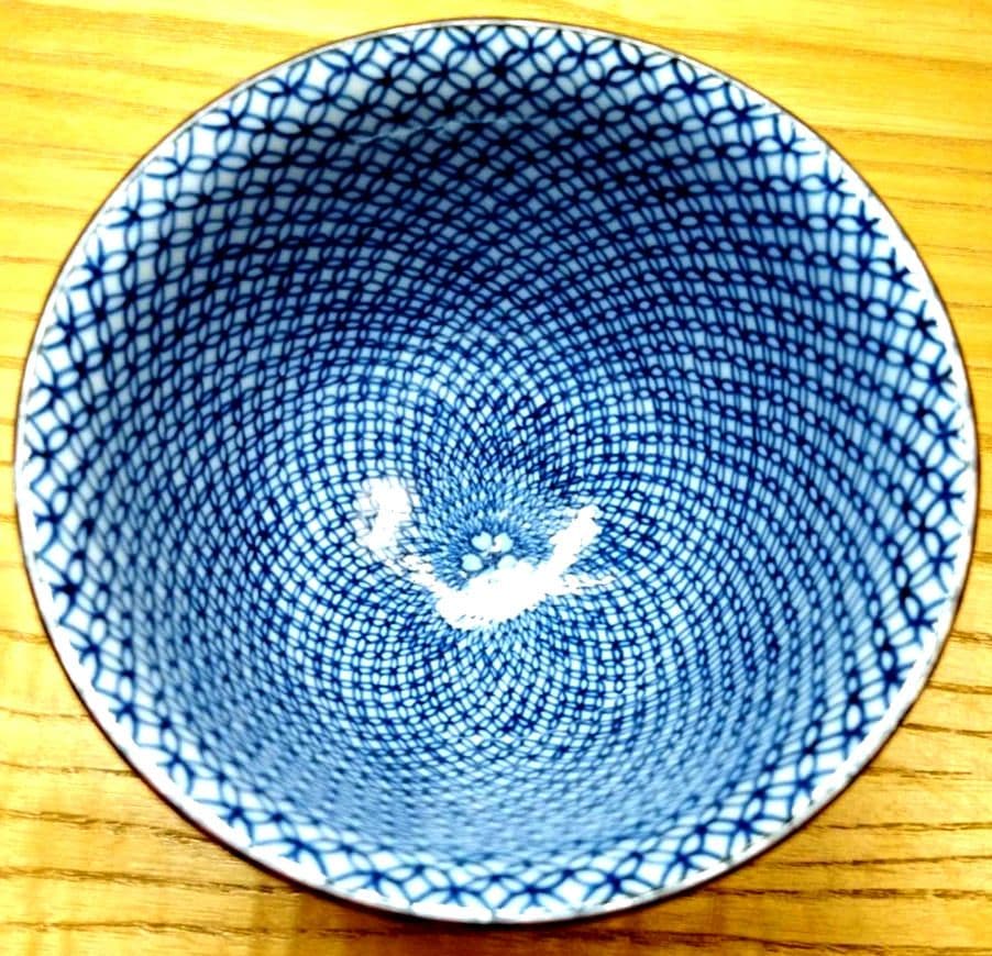 ☆ 平安孝峰 清水焼 超絶七宝文湯呑