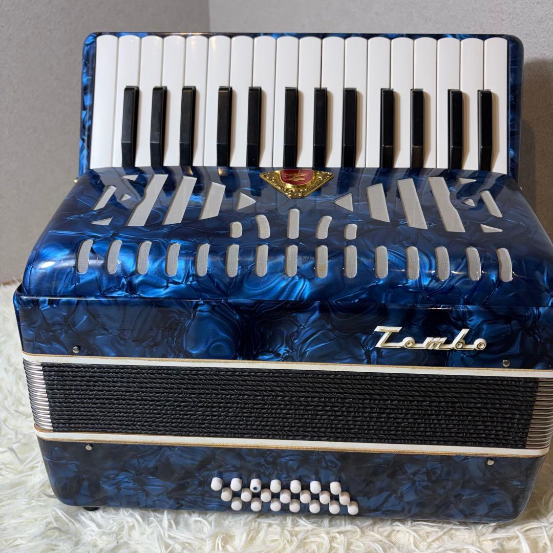 【美品】TOMBO アコーディオン No.211 30鍵盤 ハードケース付