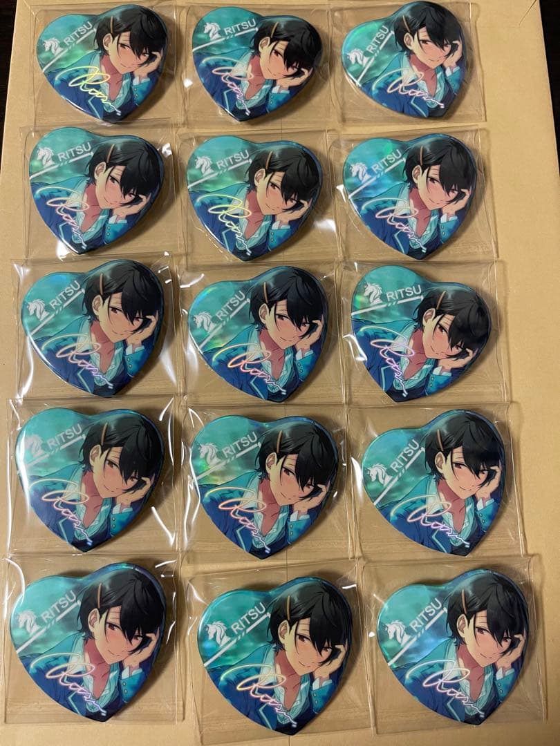 【交渉中】あんスタ 朔間凛月 缶バッジ ハート缶バッジ