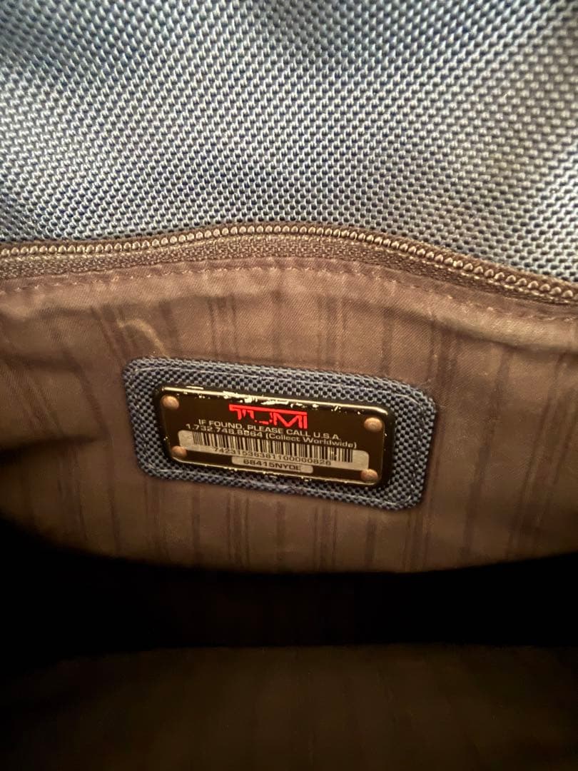 TUMI ネイビー ビジネスバッグ　JARVIS 未使用ストラップ・タグ付き