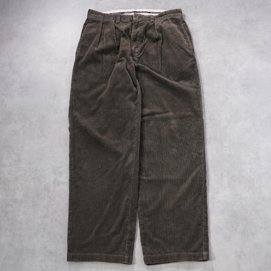 ポロ ラルフローレン W34 コーデュロイ ポロチノ アンドリュー 90s 茶