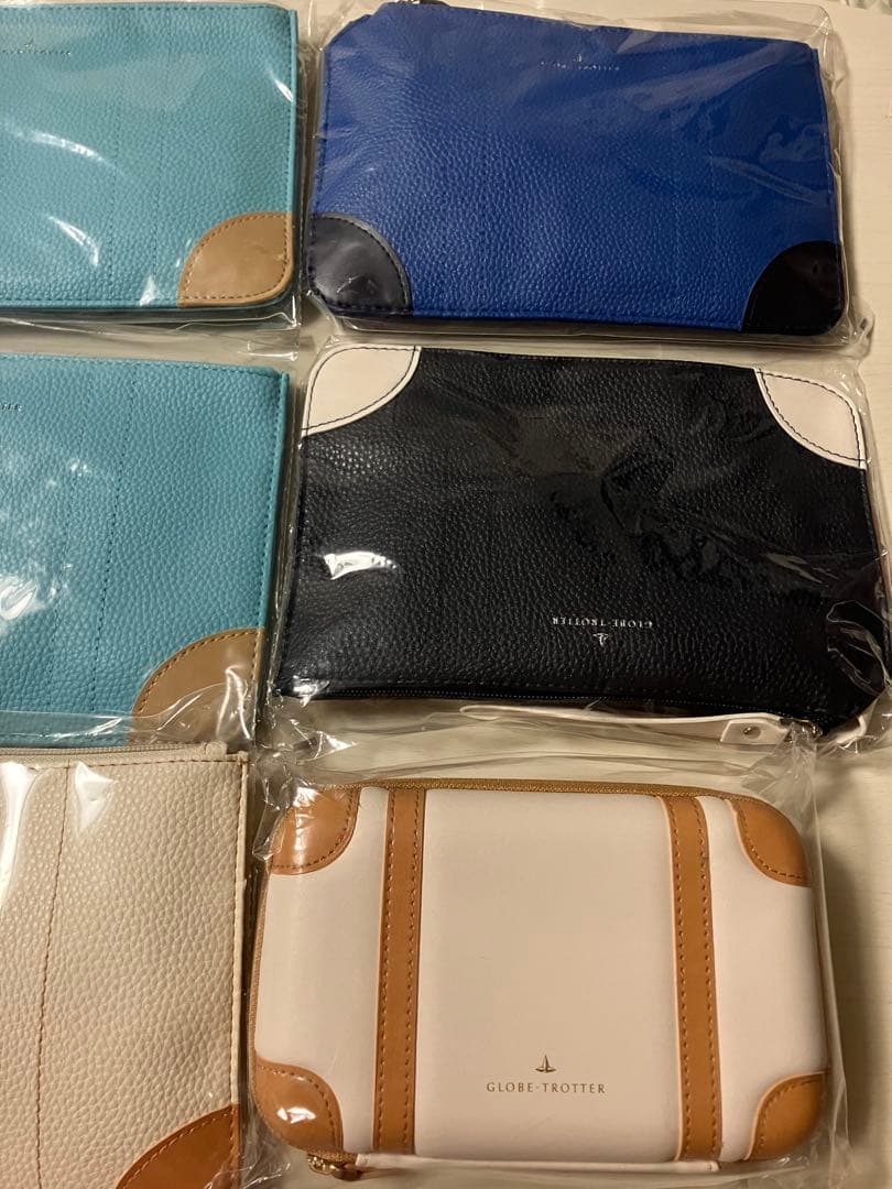 ANAビジネスクラス・ファーストクラスアメニティ ポーチ8個セット