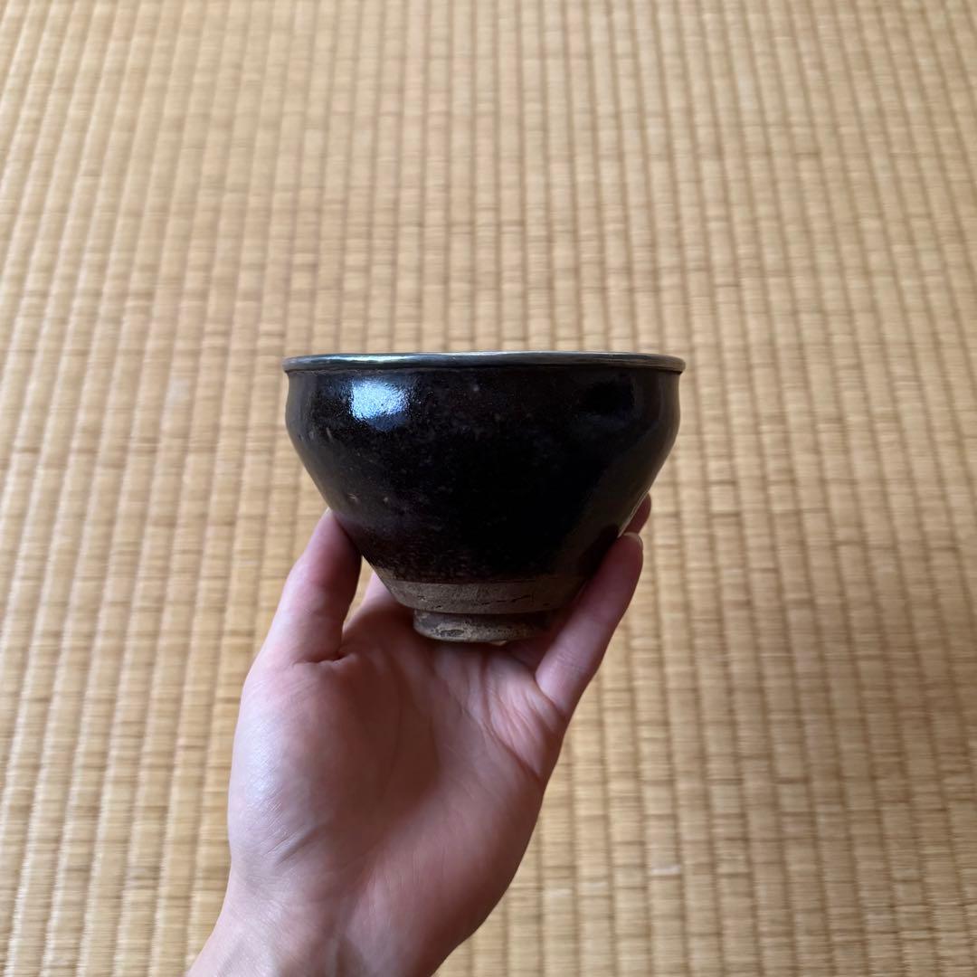 古瀬戸 天目 茶碗 江戸時代 伝世品 古美濃 古美術 茶道具 中国美術 骨董