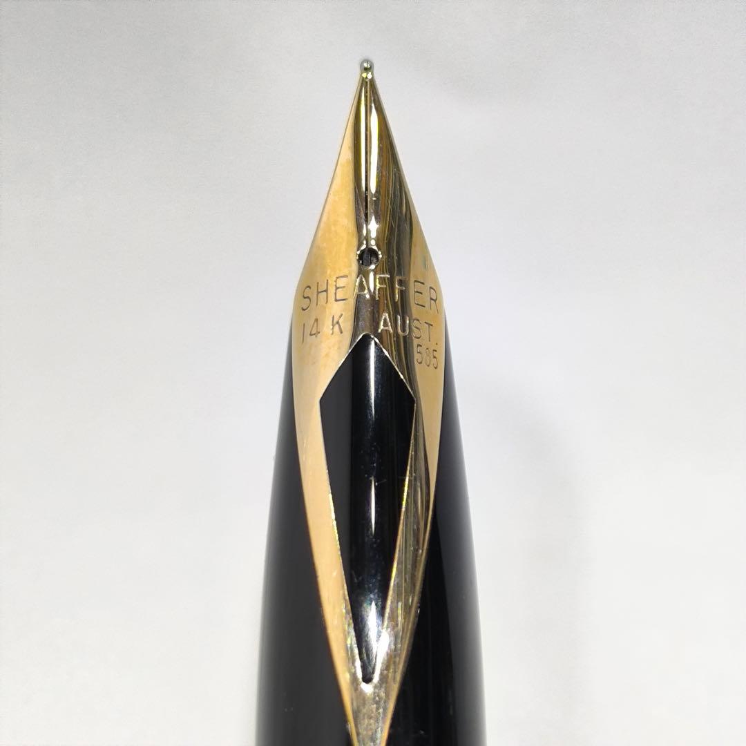 シェーファー タルガ 万年筆 1010X シルバー ニブ14K 585 筆記OK