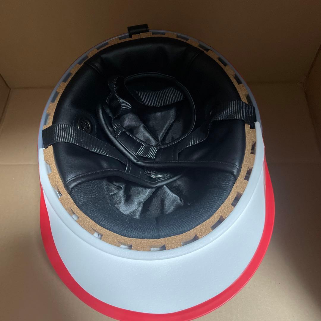 コルク半　赤テープ　ホワイト