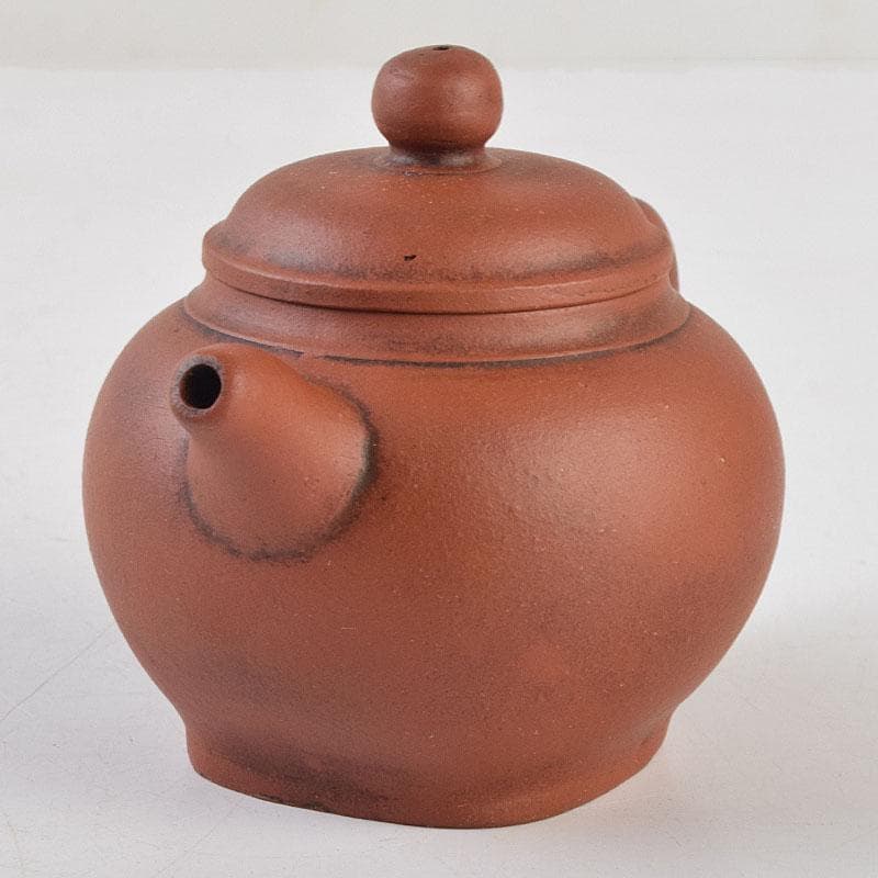 中国　孟臣製　清泉石上流　紫砂　朱泥　急須　茶壷　C　R9043