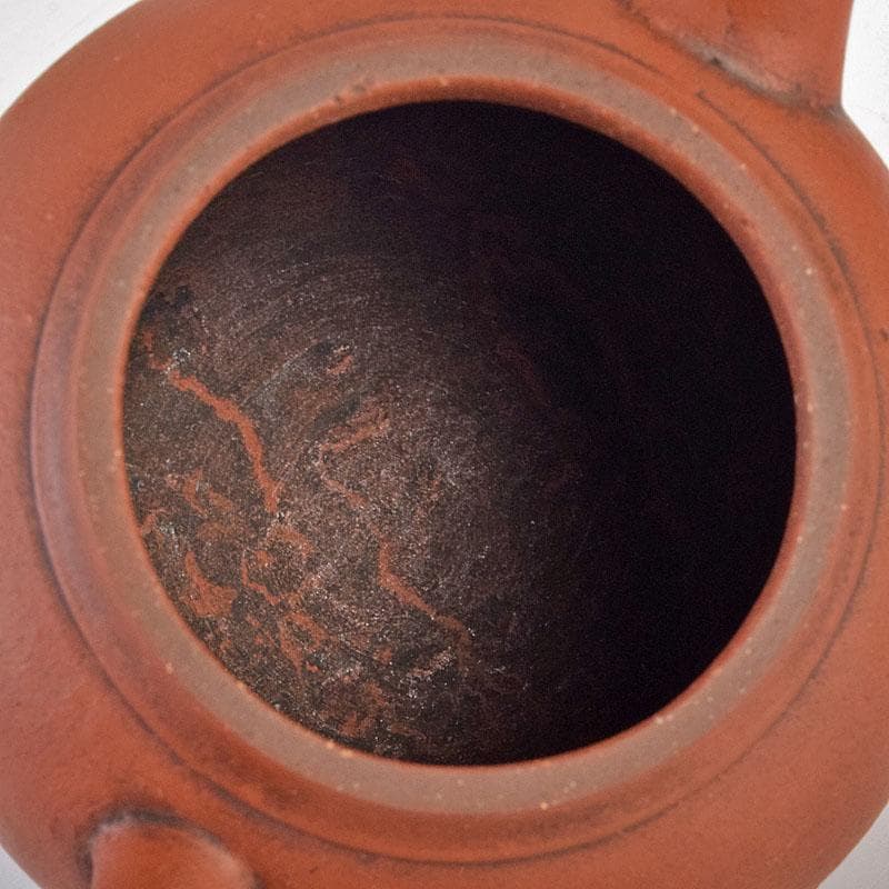 中国　孟臣製　清泉石上流　紫砂　朱泥　急須　茶壷　C　R9043