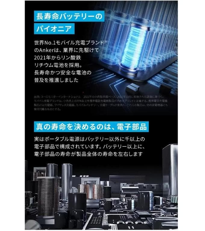 Anker アンカー Solix F1500 ポータブル電源 A1772511-