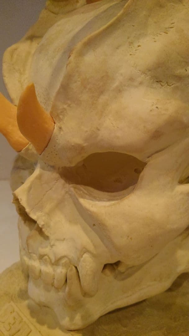 激レア　フューチャーモデルズ　デビルマン　スカル　1/1  佐川博士　制作途中品