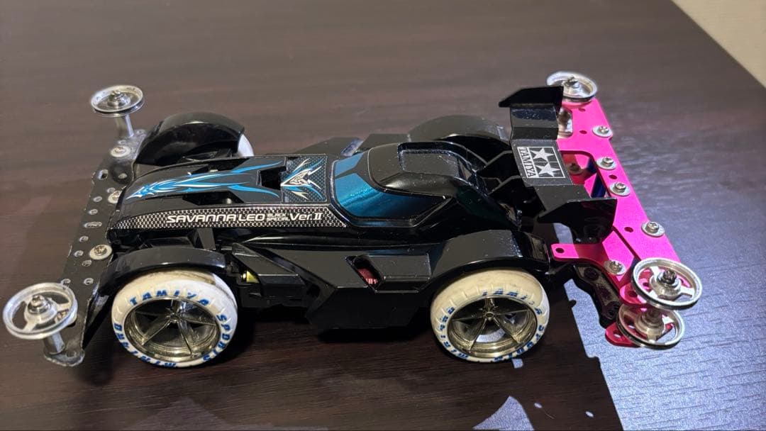 【最終新春セール】ミニ四駆 限定カスタマイズサバンナレオブラックSPVer.Ⅱ