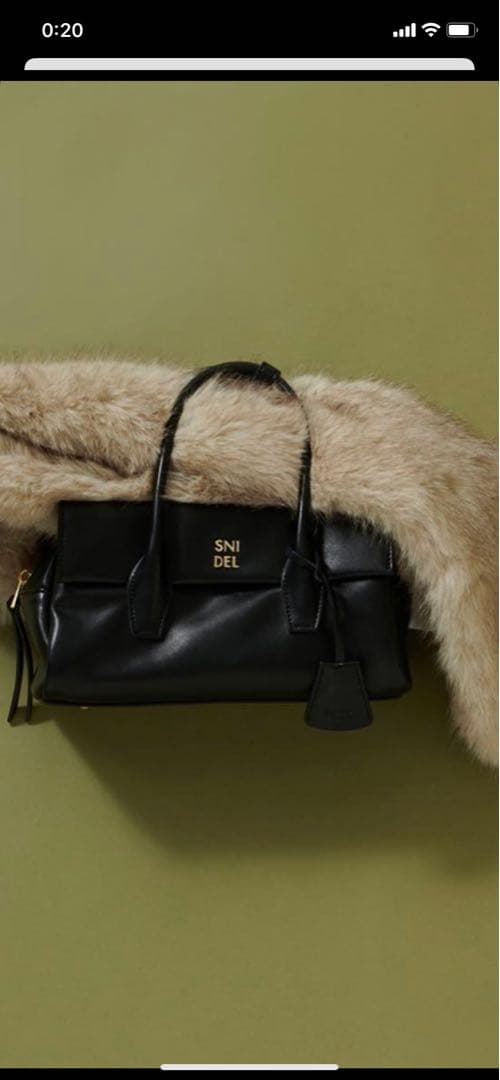 新品同様　スナイデル　フラップボストンバッグ