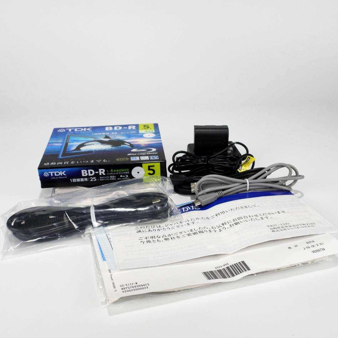 【専用】HDデジタルビデオカメラ JVC EverioGZ-E117-W動作確認