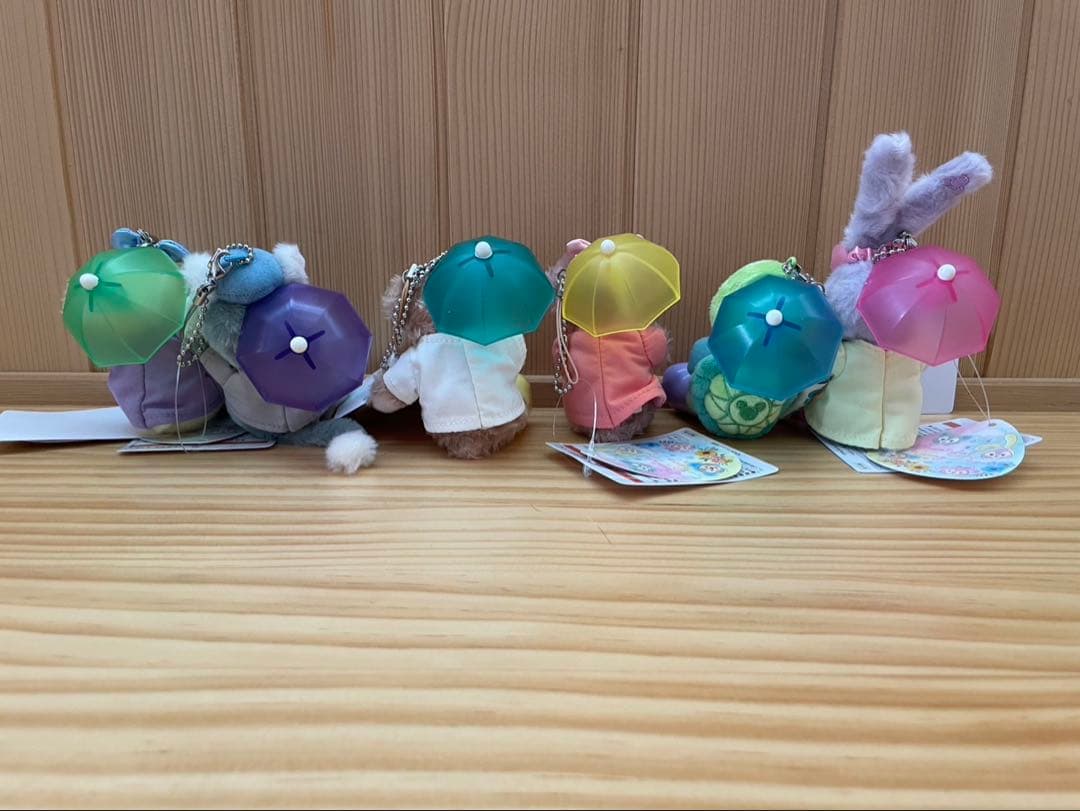 【新品】東京ディズニーシー ダッフィー ぬいぐるみ ストラップ 6体セットタグ付