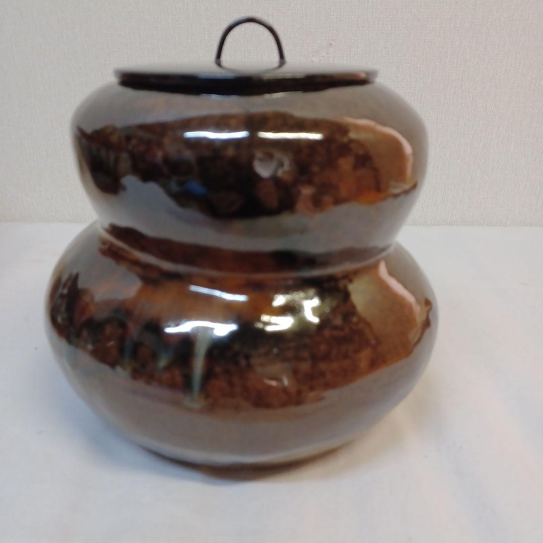 手ひねり瓢形水指(陽炎園)