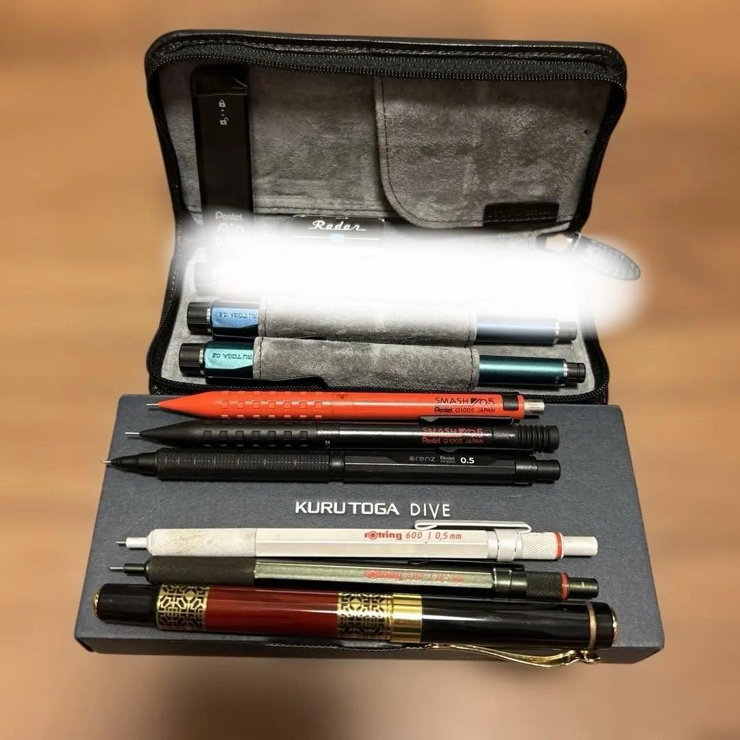 クルトガダイブ、ロットリング、オレンズネロ、スマッシュ限定色など、筆箱パイロット