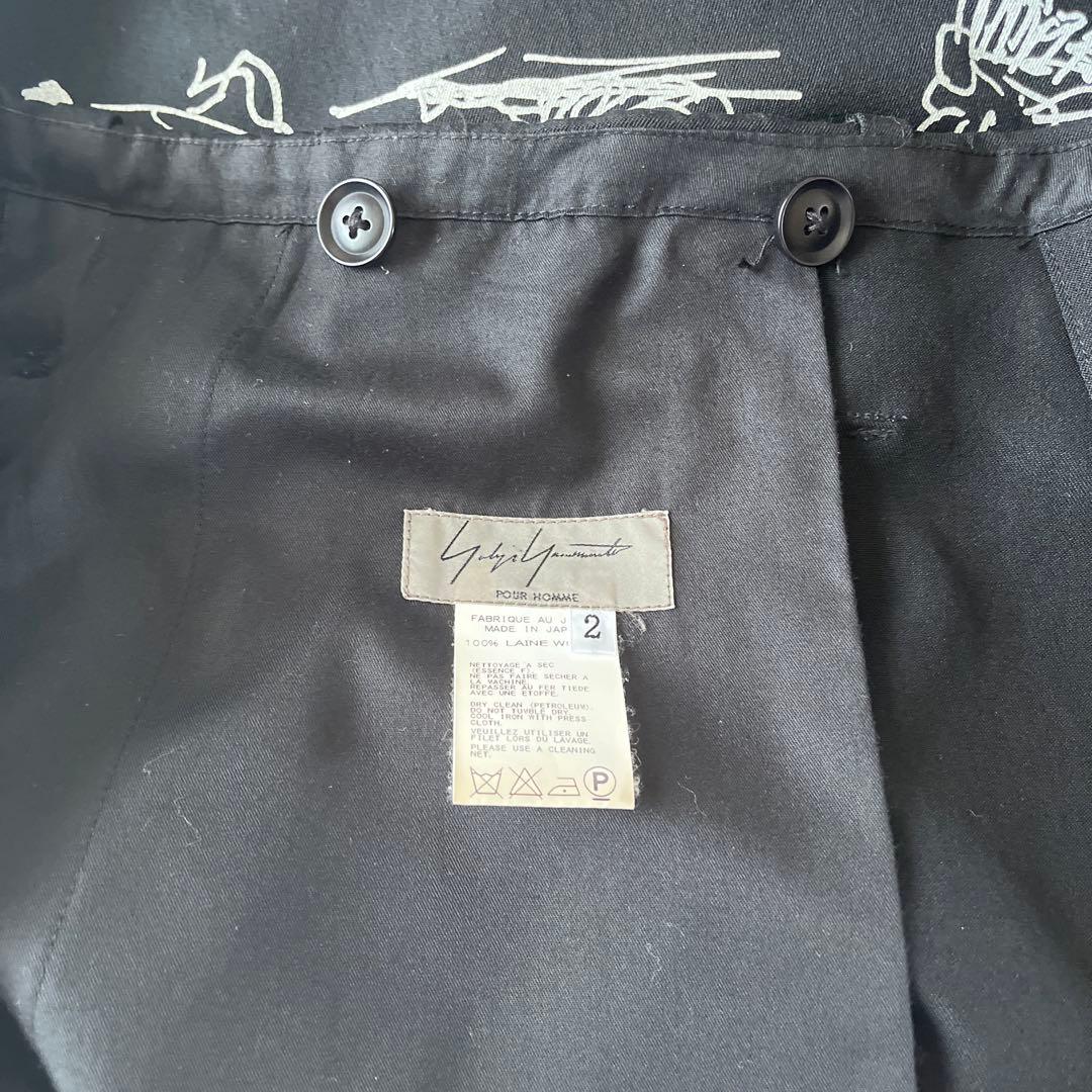 【yohji yamamoto】 名作 16ss デッサンサルエル