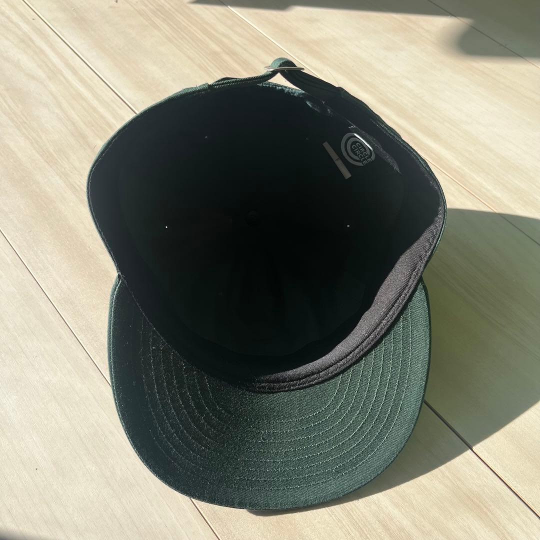 大藤さん着用 circle circle FELT CAP GREEN OVY