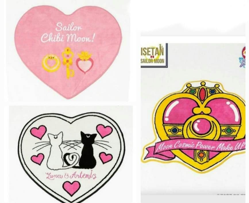 セーラームーン ハート型マット