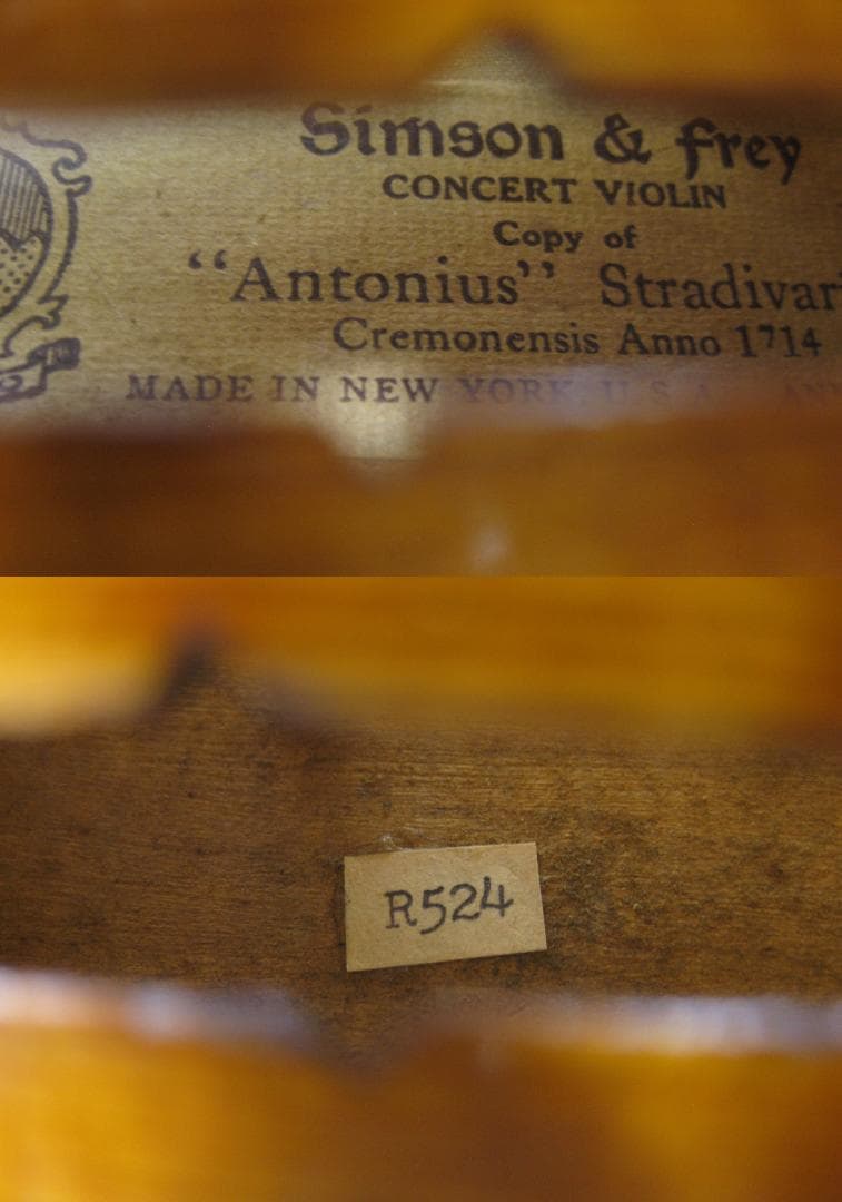 【モダンドイツ】 Simson & Frey ca.1930 バイオリン 4/4