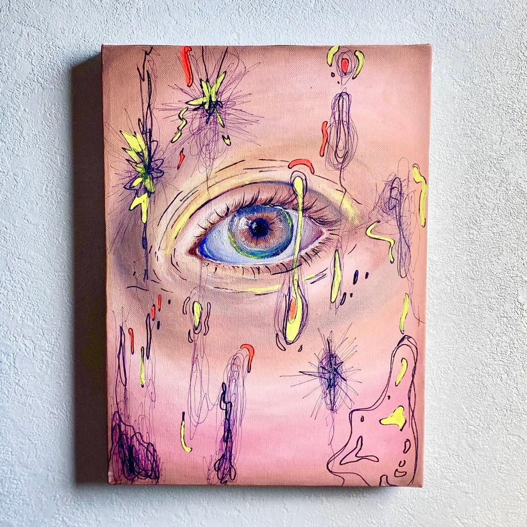 現代アート　アートパネル　インテリア　油絵　ストリート　おしゃれ　個性的