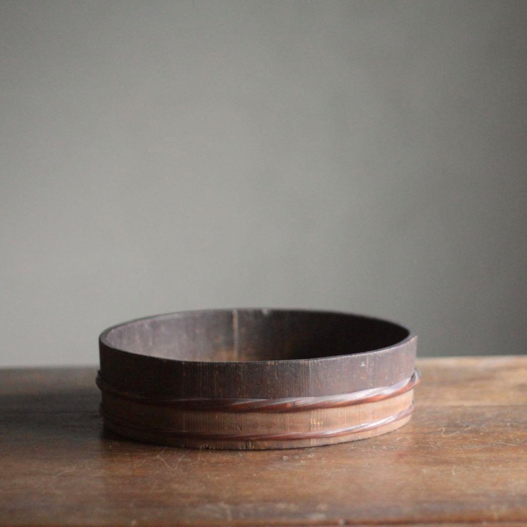 古い 木製 タライ 独酌盆として 古道具 アンティーク