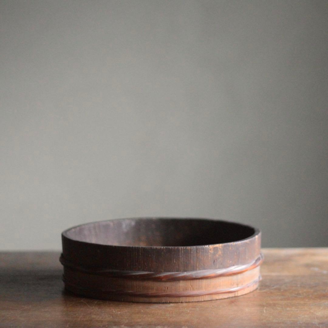 古い 木製 タライ 独酌盆として 古道具 アンティーク