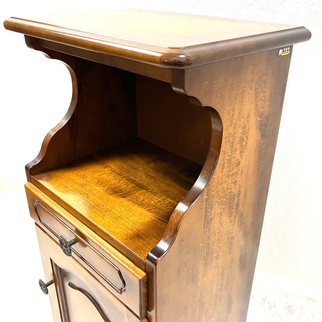 karimoku カリモク　コロニアル　コーナーテーブル コーナーラック 電話台