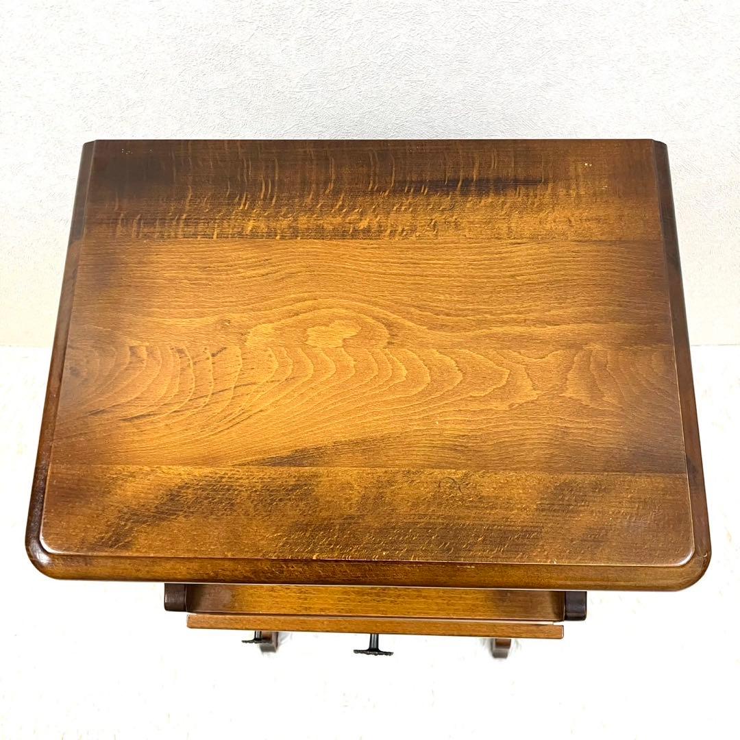 karimoku カリモク　コロニアル　コーナーテーブル コーナーラック 電話台