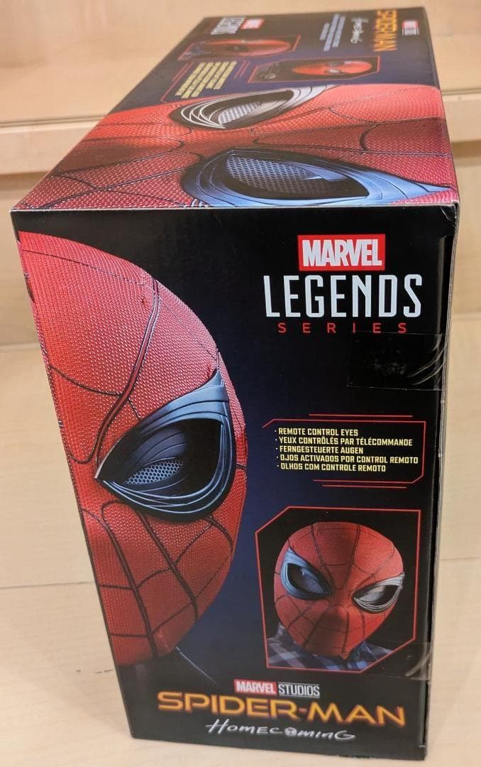 マーベルレジェンド・シリーズ『スパイダーマン:ホームカミング』変化する電子マスク
