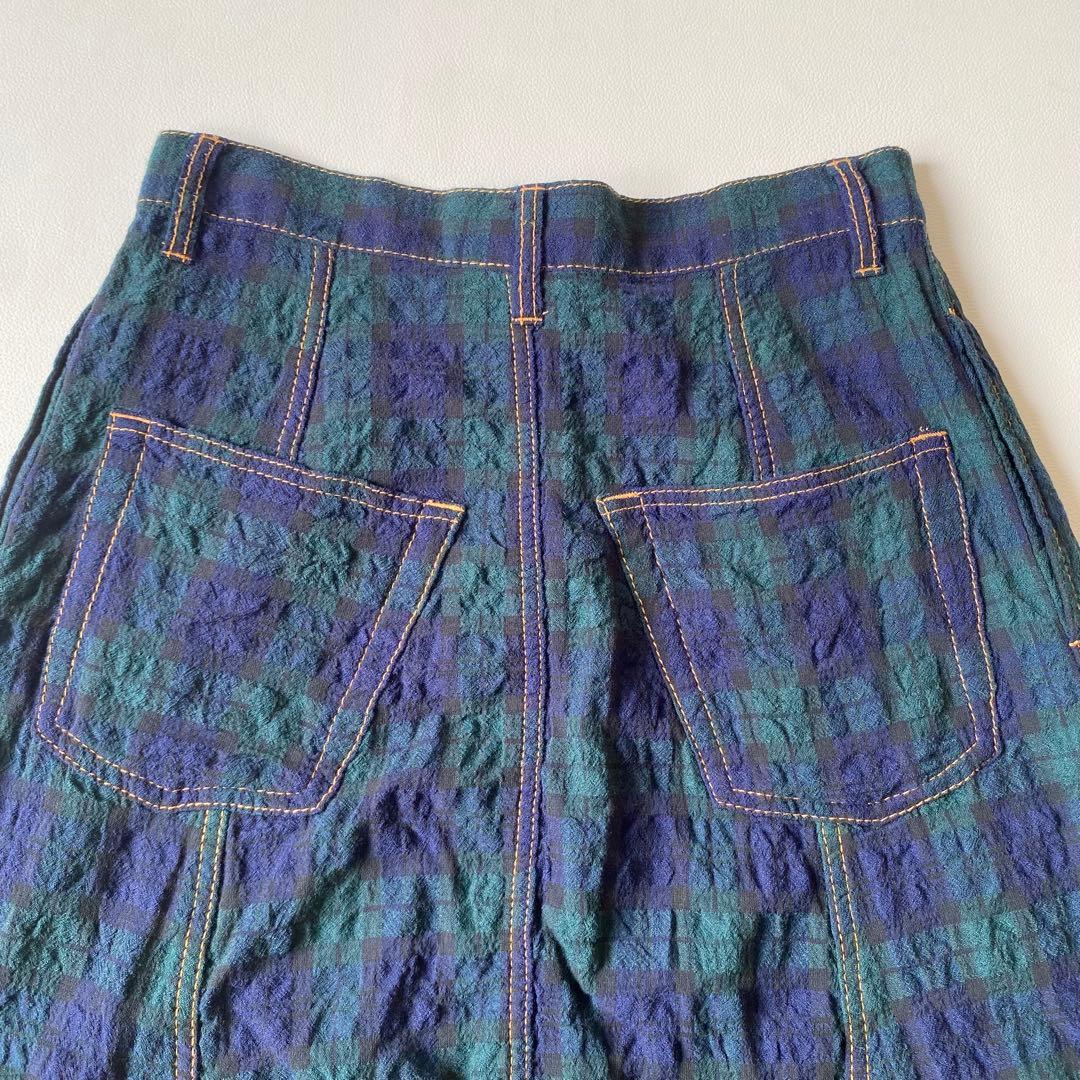 【美品】トリココムデギャルソン　サルエルパンツ　ブラックウォッチ　AD2015