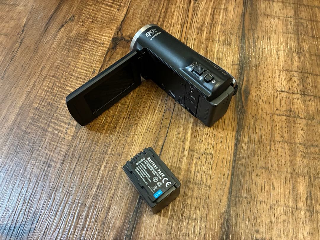 Panasonic HC-V480MS 本体+予備バッテリー+純正充電ケーブル