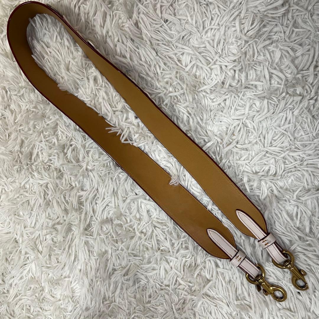 コーチ COACH ショルダーストラップ ティーローズ ホワイト 花 ウィズ