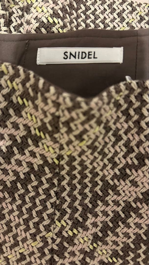 Sustainableロービングチェックミニスカート