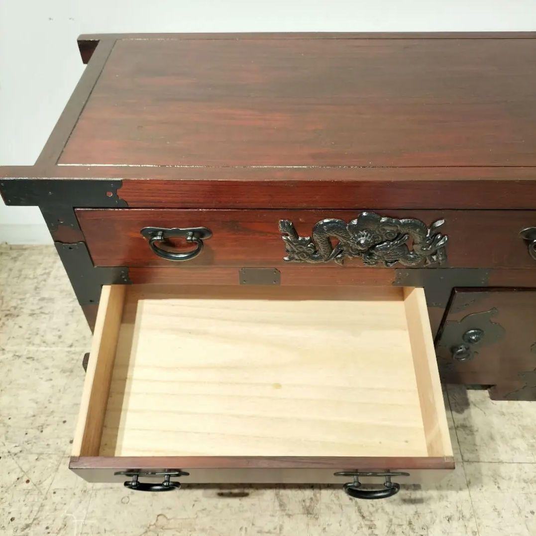 M♦ヒクラジ　伝統的　木製箪笥　時代箪笥　民芸調家具