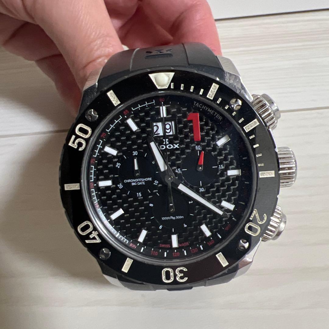 エドックス　EDOX　クラスワン　クロノオフショア　10020 自動巻き