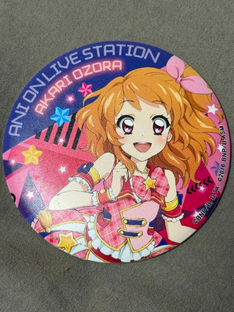 だ*わ様 大空あかり LIVE STATION マグネットつきバッジ　アニON