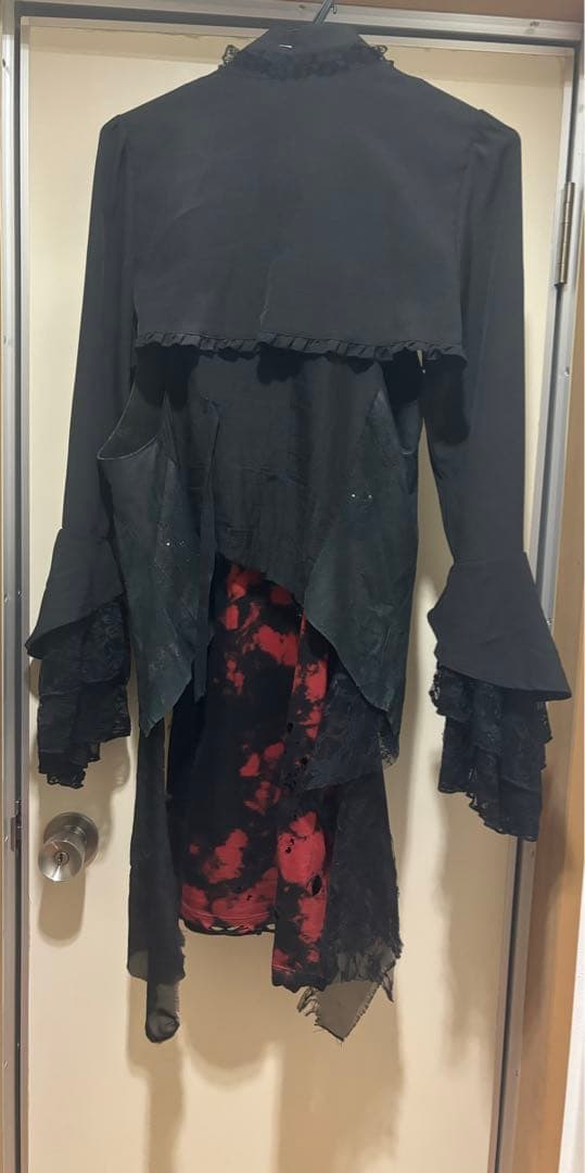 hyde着系ifディアレザークラッシュジレLGBダメージタンクボレロシャツラルク